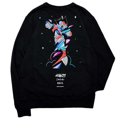 BAIT x Astro Boy x Louis De Guzman Men Crewneck Sweater (black)